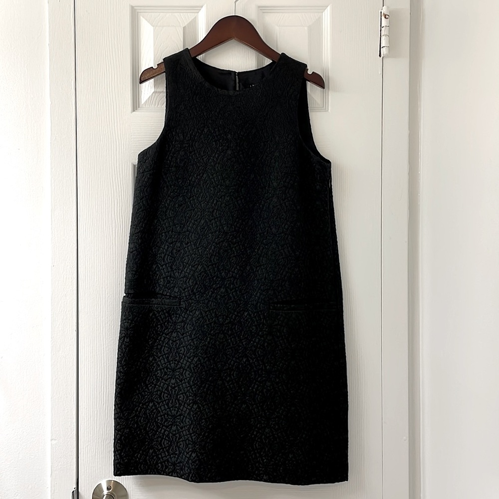Theory A-line Black Mini Dress Size 0